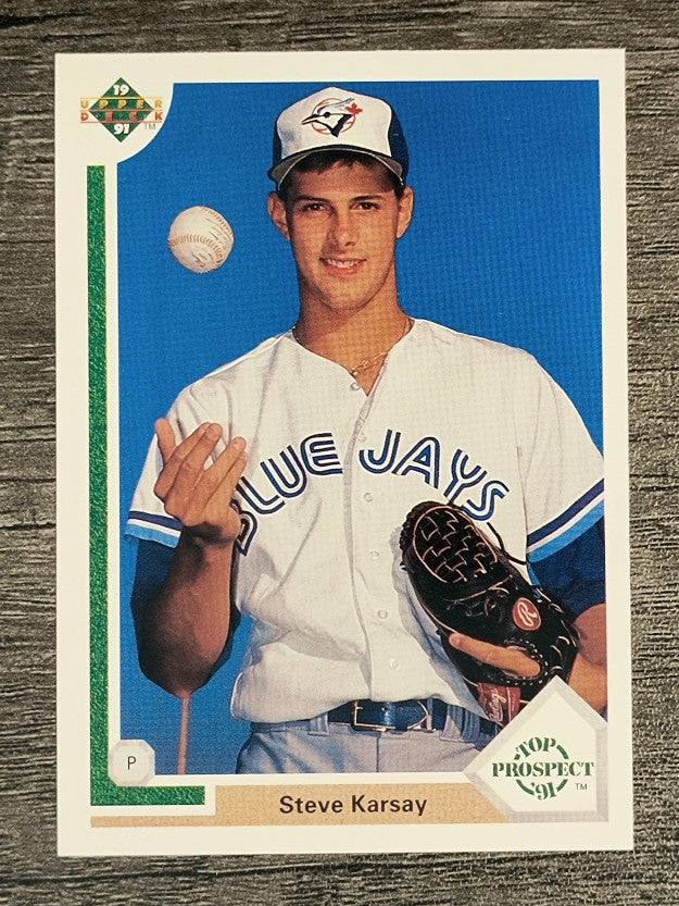 1991 Upper Deck #54 Steve Karsay RC