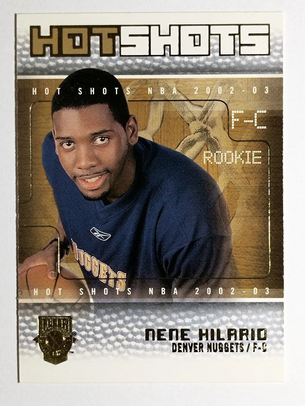 2002-03 Fleer Hot Shots Hot Shots Inserts #5 Nene Hilario
