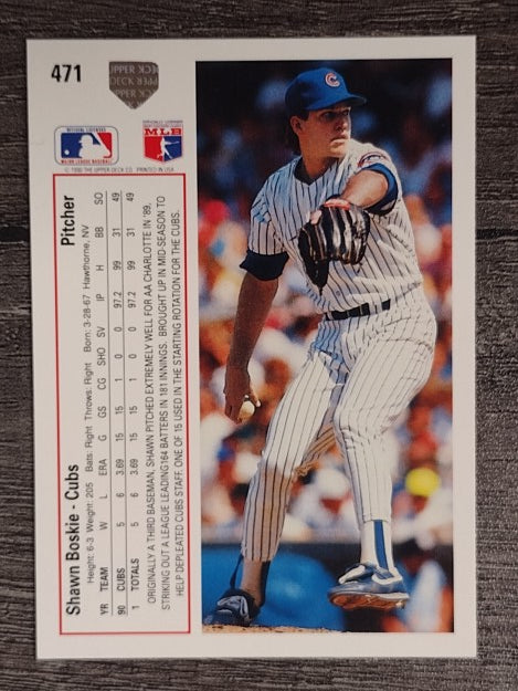 1991 Upper Deck #471 Shawn Boskie