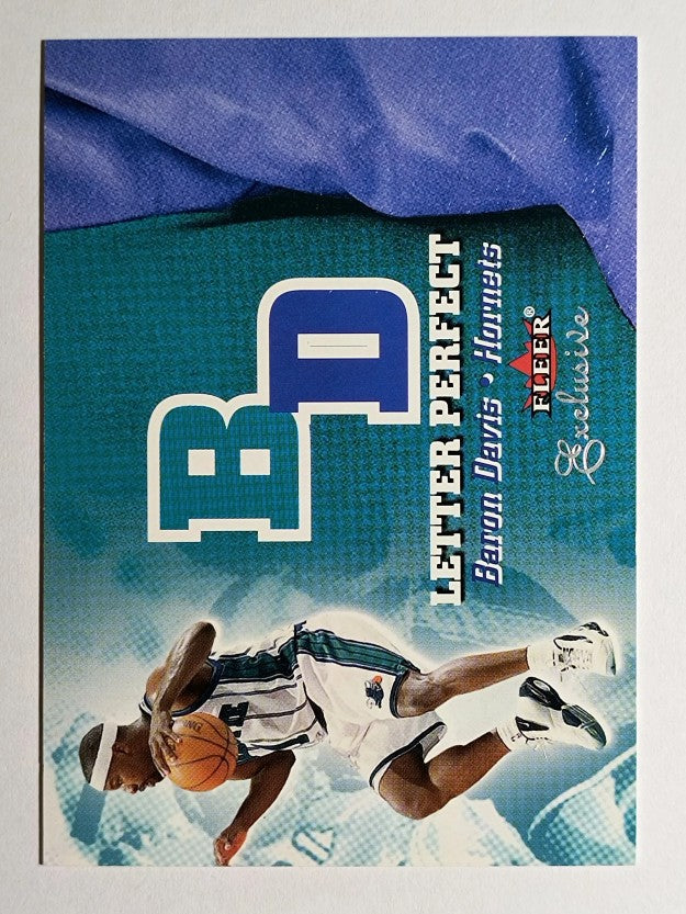 2001-02 Fleer Exclusive Letter Perfect #24 Baron Davis