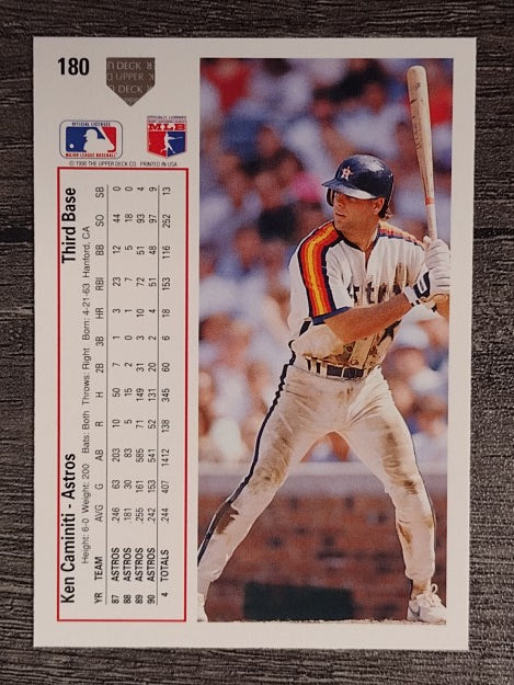 1991 Upper Deck #180 Ken Caminiti
