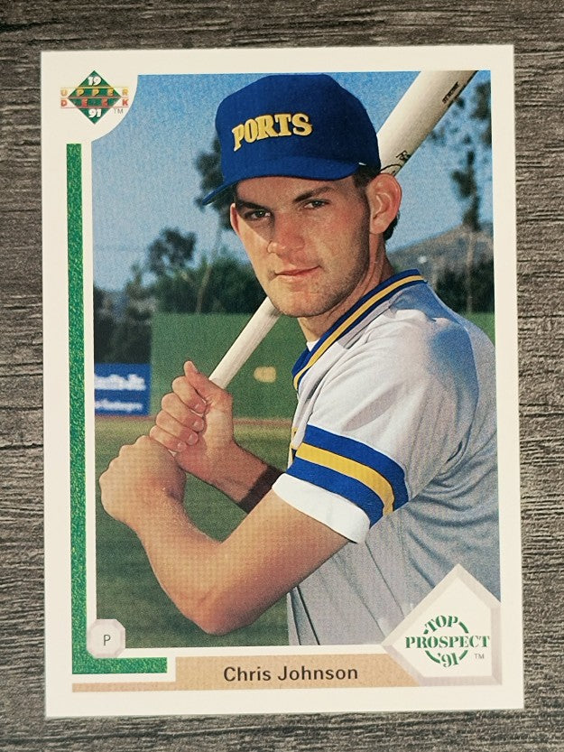 1991 Upper Deck #56 Chris Johnson RC
