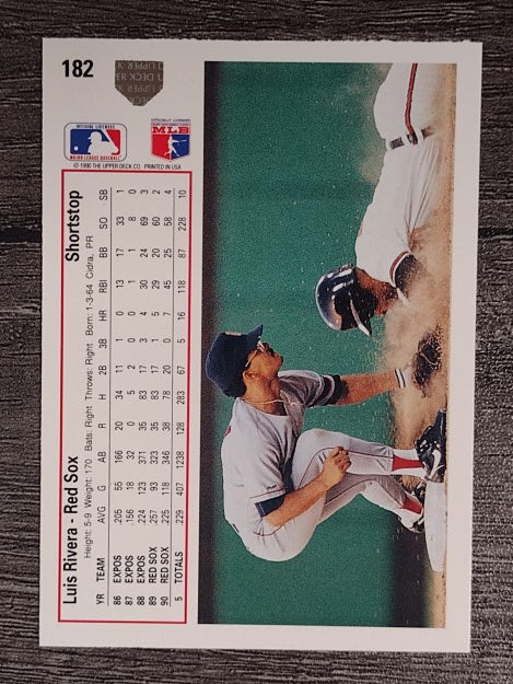 1991 Upper Deck #182 Luis Rivera