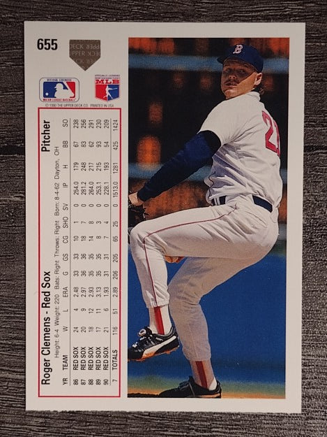 1991 Upper Deck #655 Roger Clemens