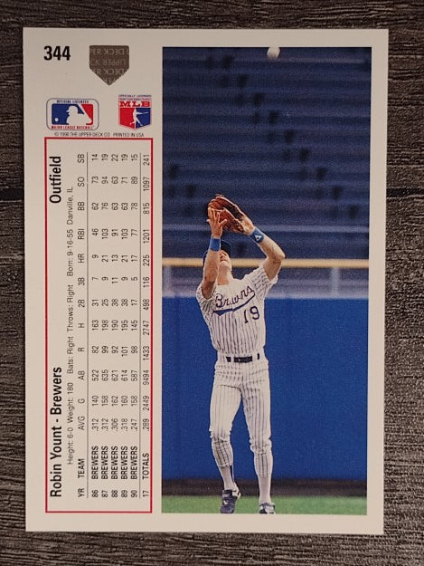 1991 Upper Deck #344 Robin Yount