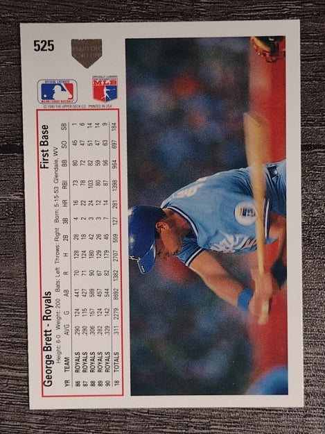 1991 Upper Deck #525 George Brett