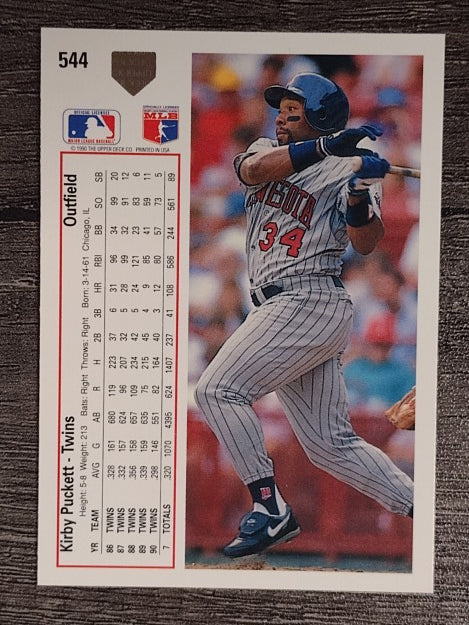 1991 Upper Deck #544 Kirby Puckett
