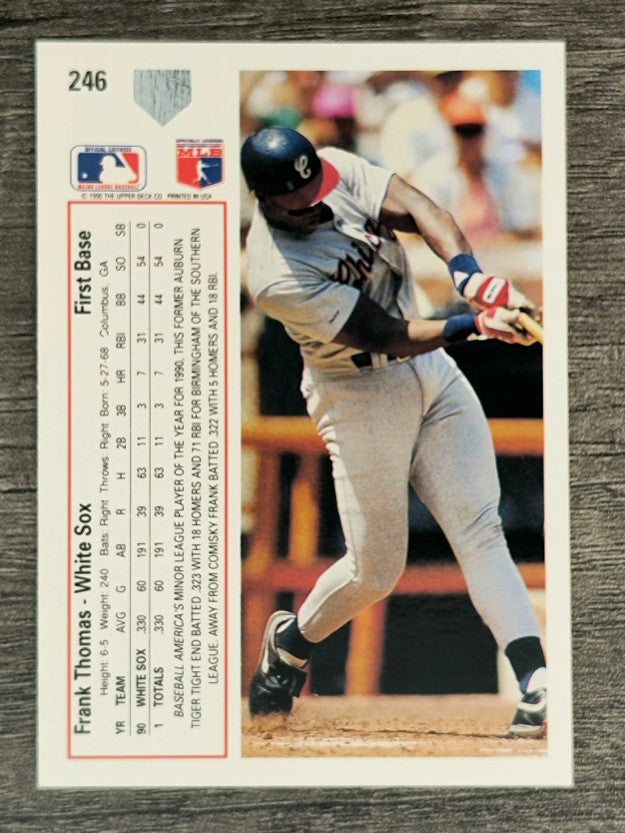 1991 Upper Deck #246 Frank Thomas