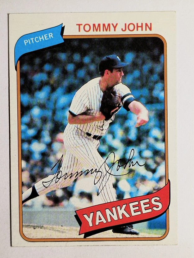 1980 Topps #690 Tommy John (EX)