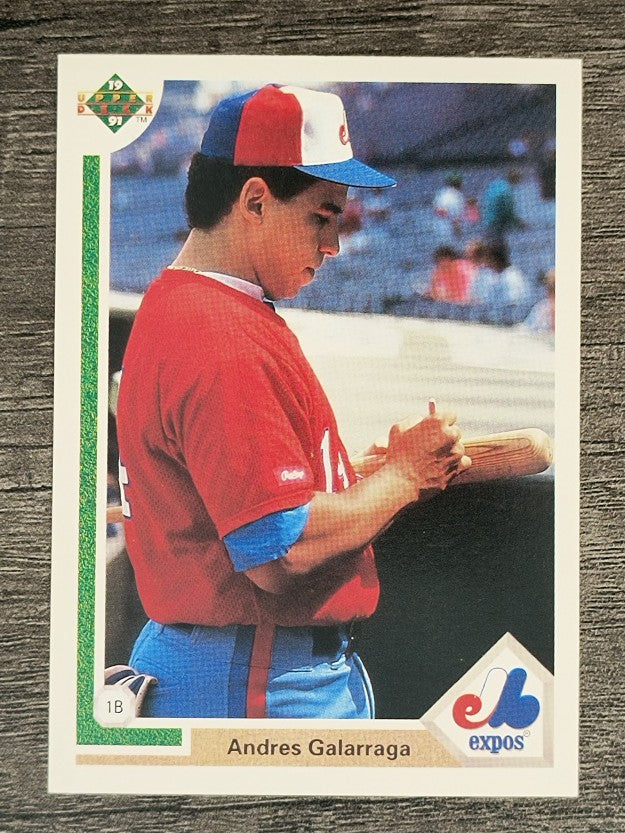 1991 Upper Deck #456 Andres Galarraga