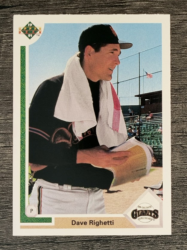 1991 Upper Deck #778 Dave Righetti