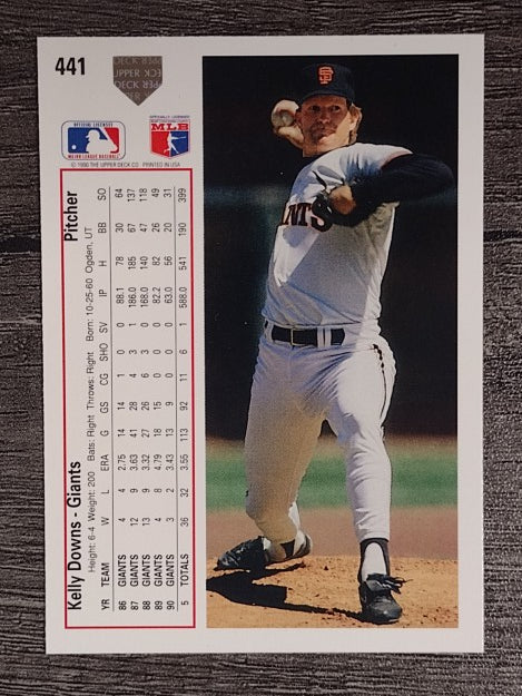 1991 Upper Deck #441 Kelly Downs