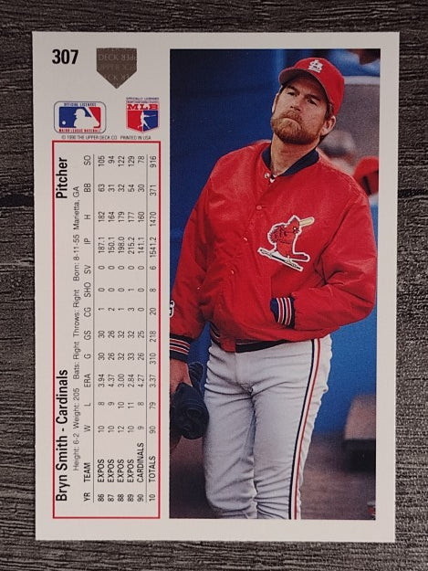 1991 Upper Deck #307 Bryn Smith