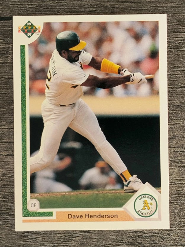 1991 Upper Deck #108 Dave Henderson