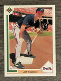 1991 Upper Deck #499 Jeff Treadway