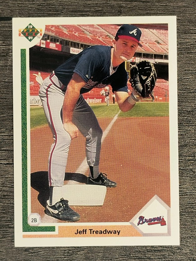 1991 Upper Deck #499 Jeff Treadway