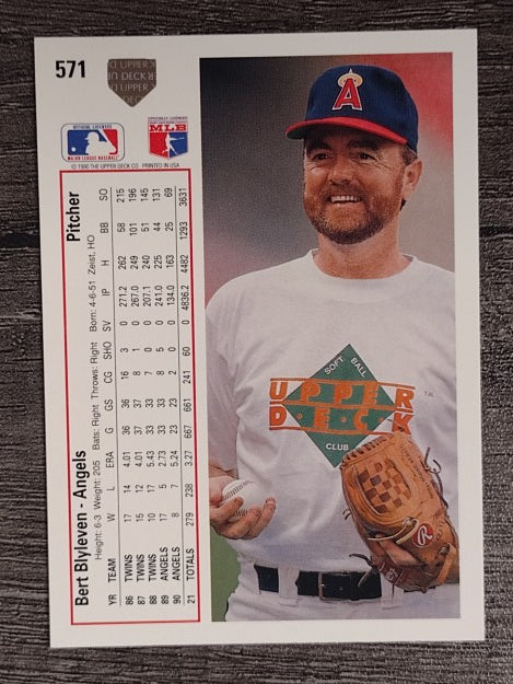1991 Upper Deck #571 Bert Blyleven