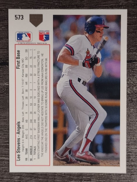 1991 Upper Deck #573 Lee Stevens