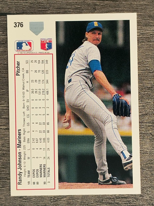 1991 Upper Deck #376 Randy Johnson