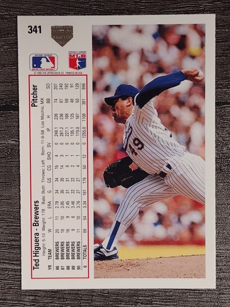 1991 Upper Deck #341 Ted Higuera