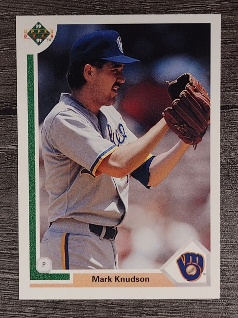 1991 Upper Deck #393 Mark Knudson