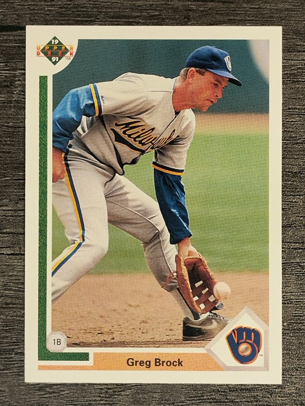 1991 Upper Deck #289 Greg Brock