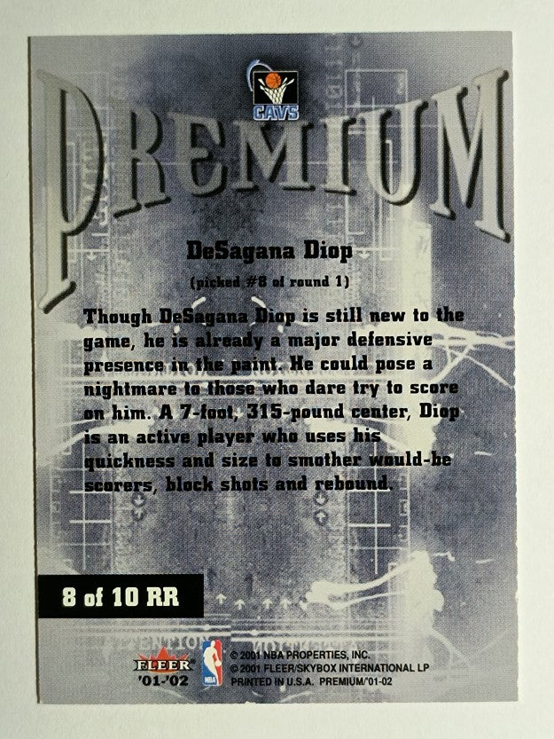 2001-02 Fleer Premium Rookie Revolution #8 DeSagana Diop