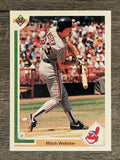 1991 Upper Deck #120 Mitch Webster