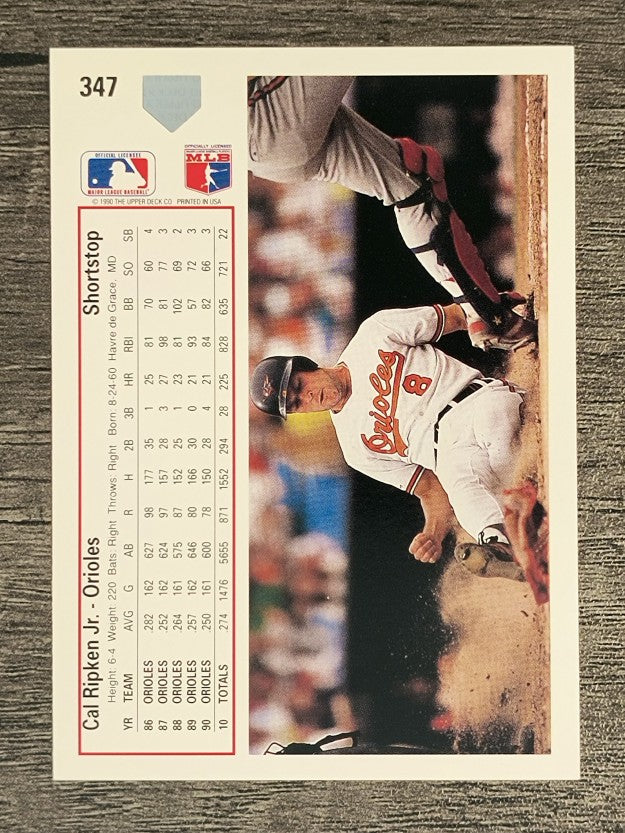 1991 Upper Deck #347 Cal Ripken