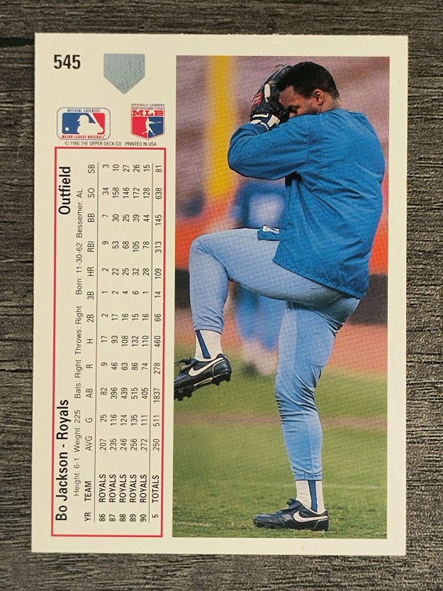 1991 Upper Deck #545 Bo Jackson