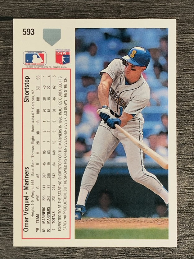 1991 Upper Deck #593 Omar Vizquel