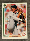 1991 Upper Deck #448 Dave Righetti