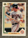 1991 Upper Deck #310 Bob Melvin