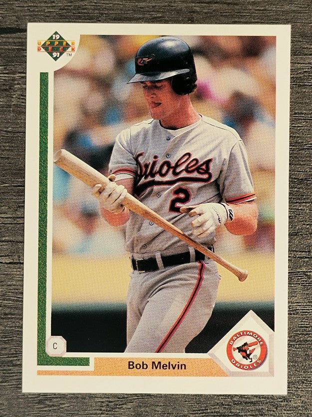 1991 Upper Deck #310 Bob Melvin