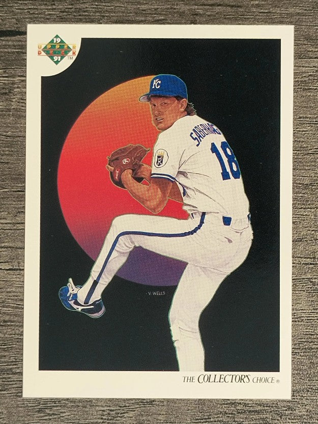 1991 Upper Deck #33 Bret Saberhagen TC