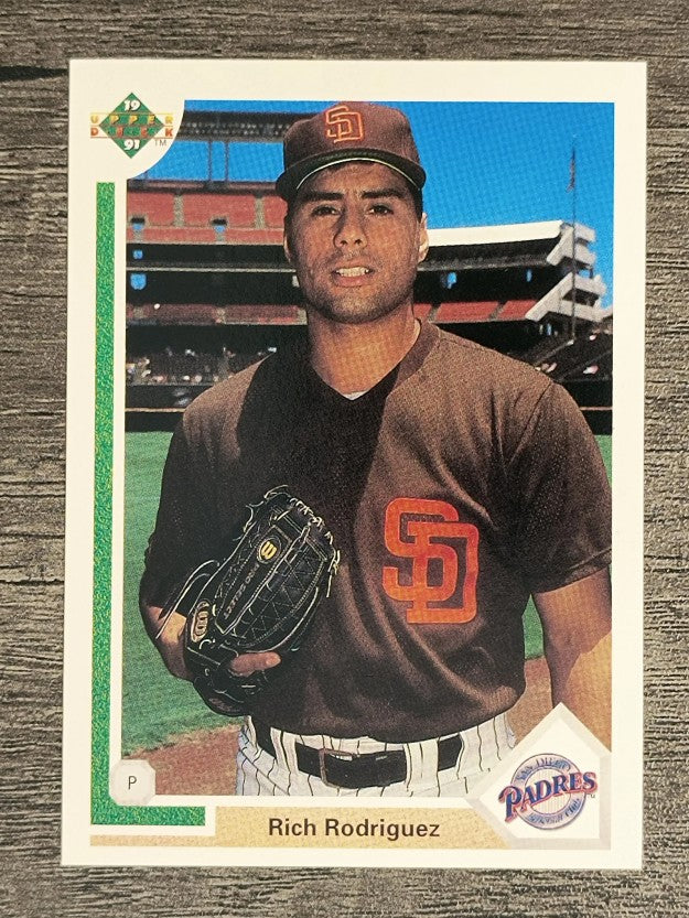 1991 Upper Deck #640 Rich Rodriguez RC