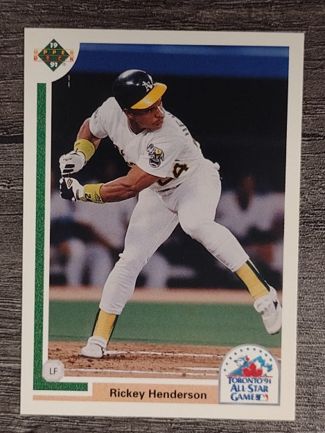 1991 Upper Deck Final Edition #86F Rickey Henderson AS