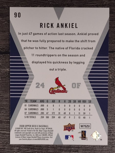 2008 Upper Deck X #90 Rick Ankiel