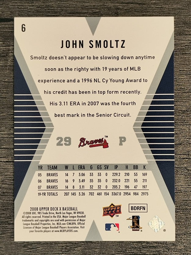 2008 Upper Deck X #6 John Smoltz