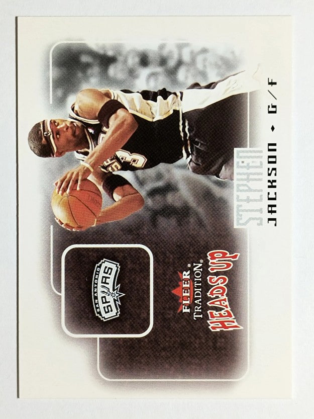 2003-04 Fleer Tradition Heads Up #4 Stephen Jackson