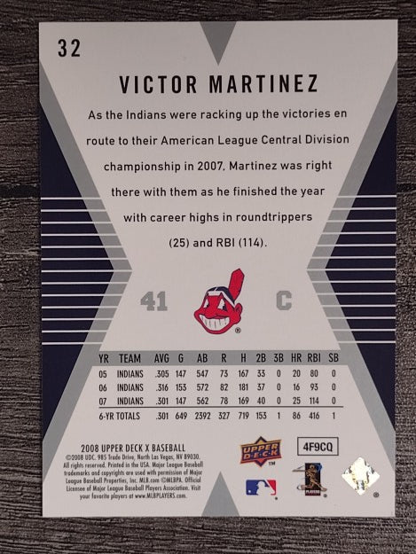 2008 Upper Deck X #32 Victor Martinez