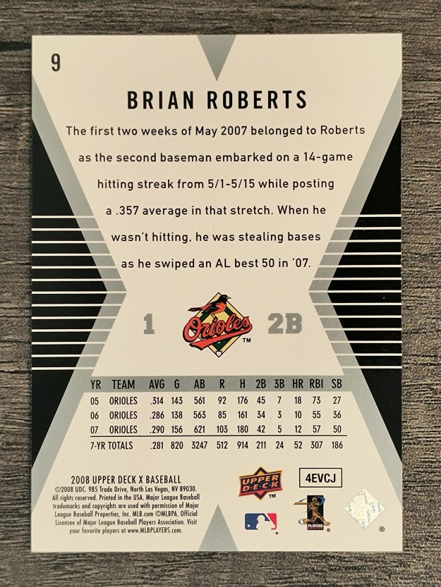 2008 Upper Deck X #9 Brian Roberts