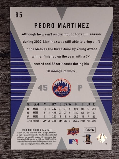 2008 Upper Deck X #65 Pedro Martinez