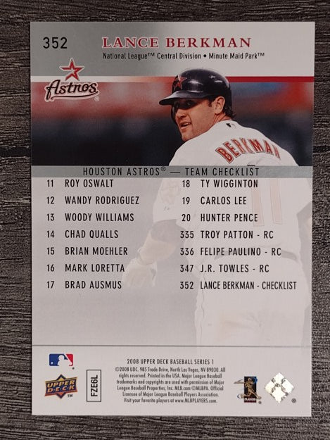 2008 Upper Deck #352 Lance Berkman CL