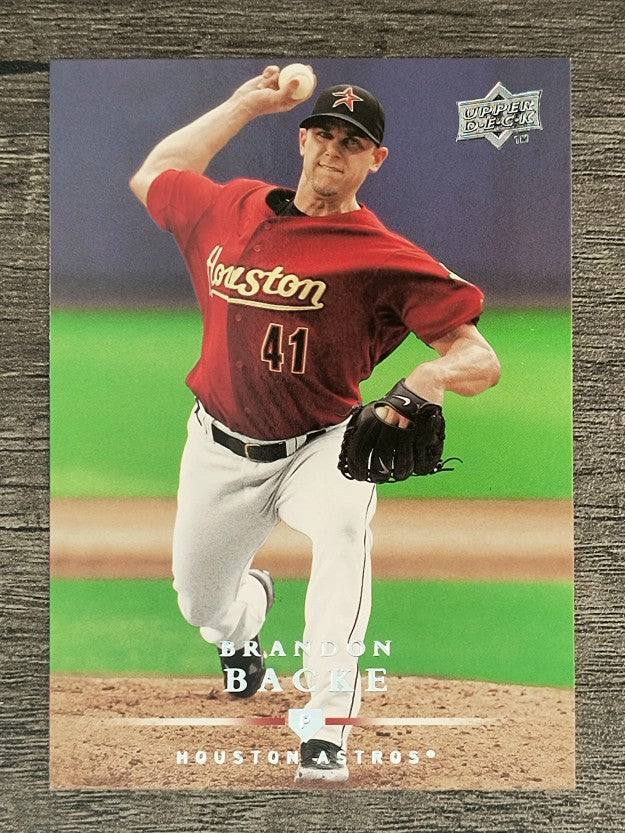 2008 Upper Deck #519 Brandon Backe