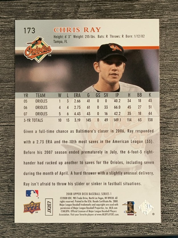 2008 Upper Deck #173 Chris Ray