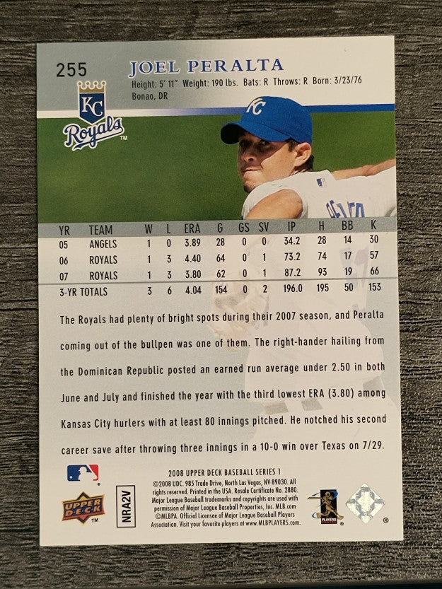 2008 Upper Deck #255 Joel Peralta