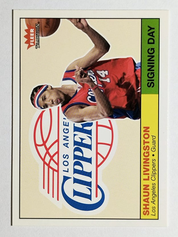 2004-05 Fleer Tradition Signing Day #4 Shaun Livingston