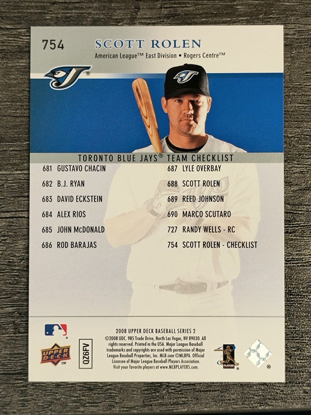 2008 Upper Deck #754 Scott Rolen CL