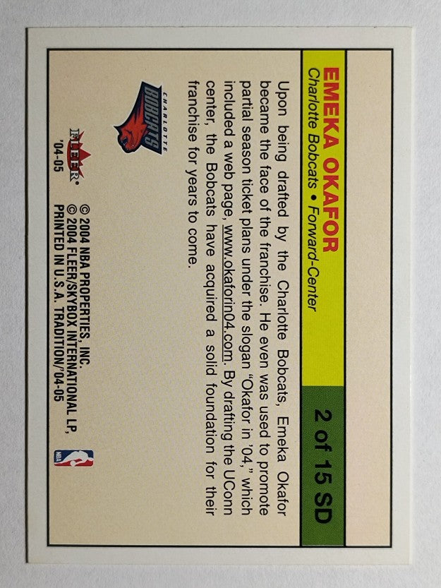 2004-05 Fleer Tradition Signing Day #2 Emeka Okafor